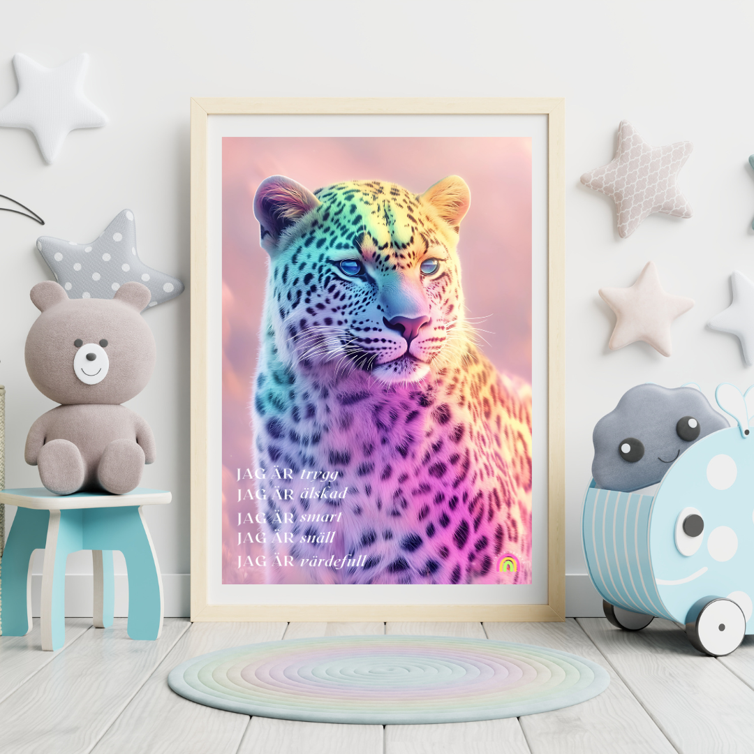 Poster Leopard - Affirmationer