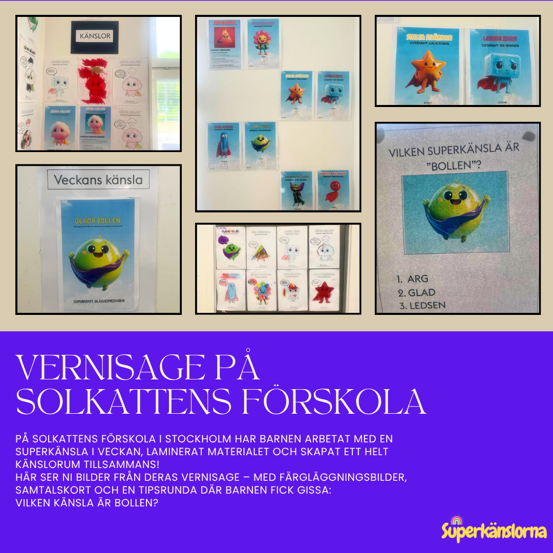 Superkänslornas guidebok – gratis känslomaterial med TAKK för barn