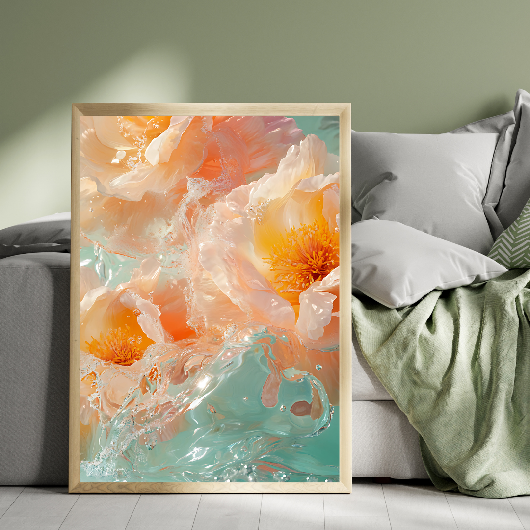 Poster - Magic Flower Splash 3