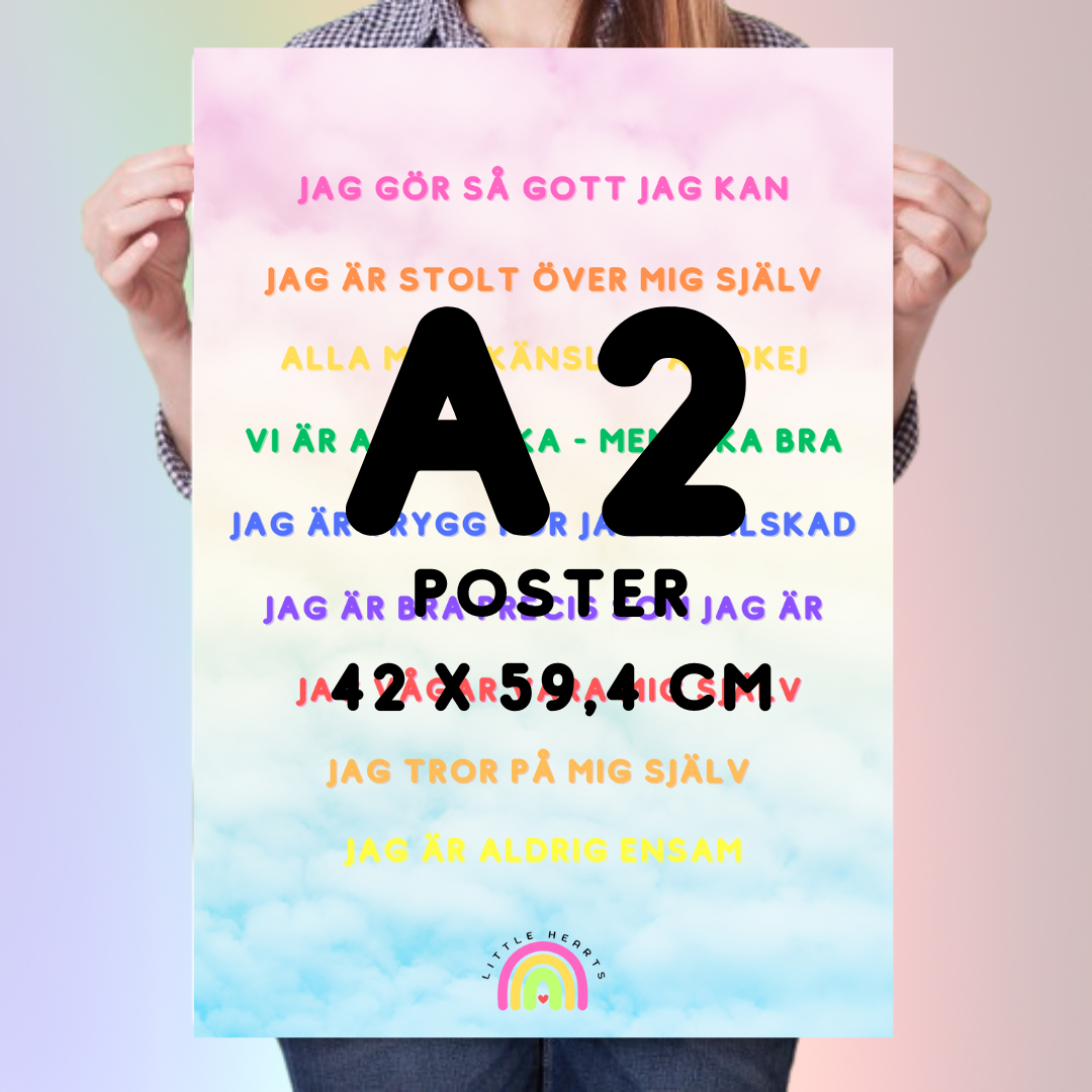 Poster Blommor - Om det gör dig glad