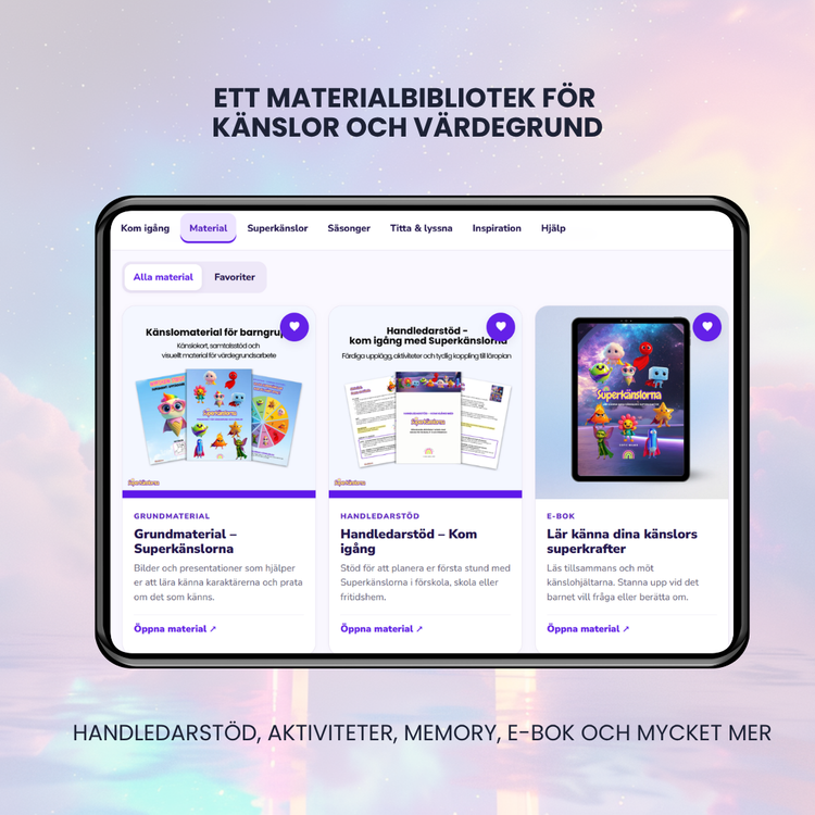 Superkänslorna Pedagoglicens – med bok