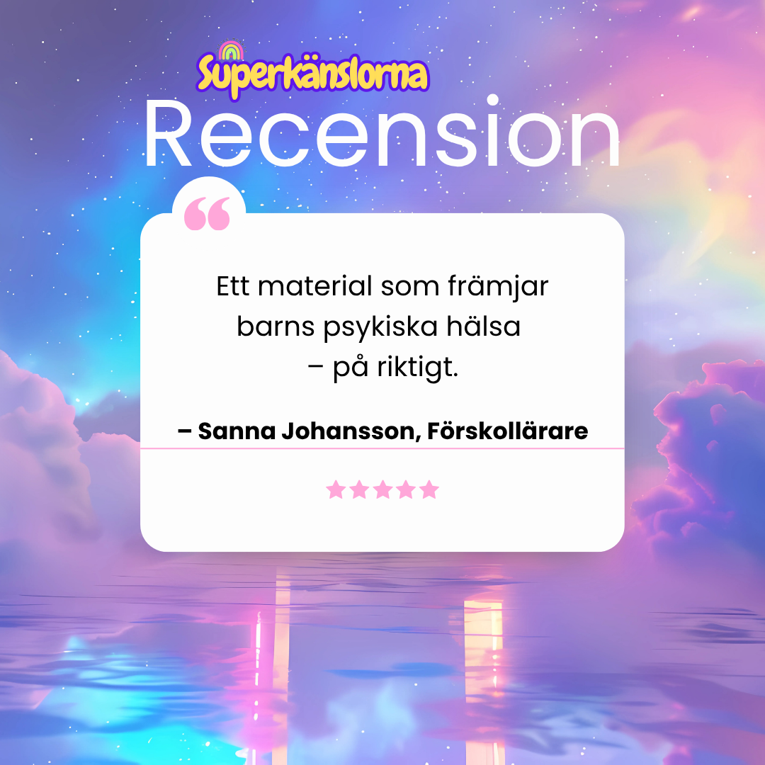 Superkänslornas guidebok – gratis känslomaterial med TAKK för barn