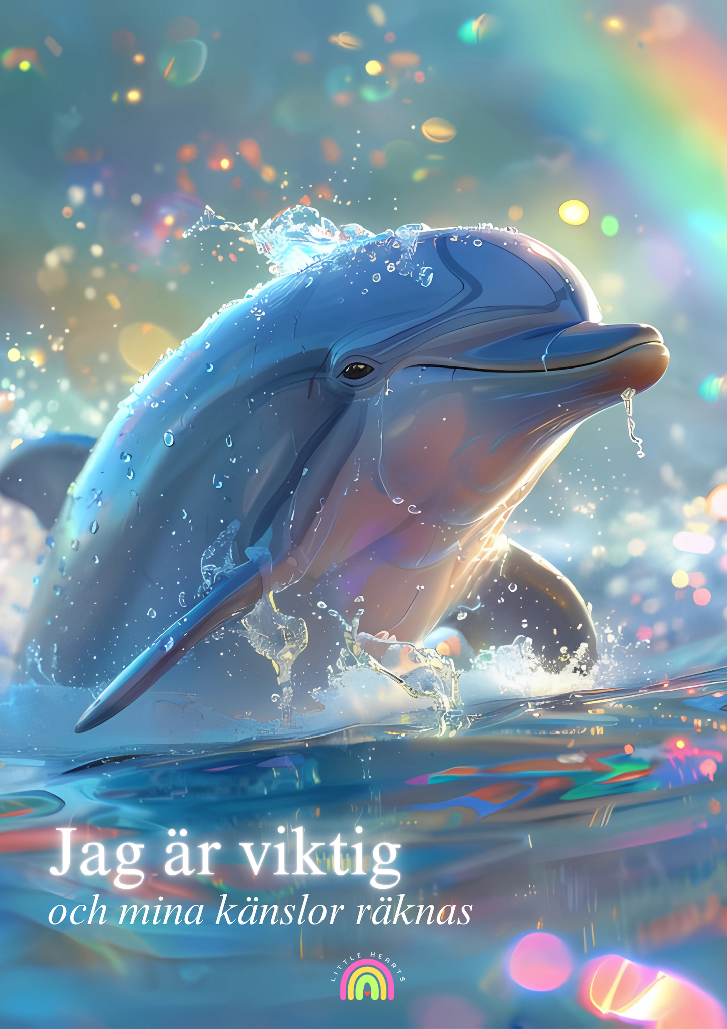 Poster Delfin - Mina känslor räknas