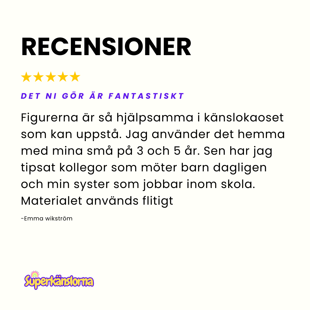 Superkänslornas guidebok – gratis känslomaterial med TAKK för barn
