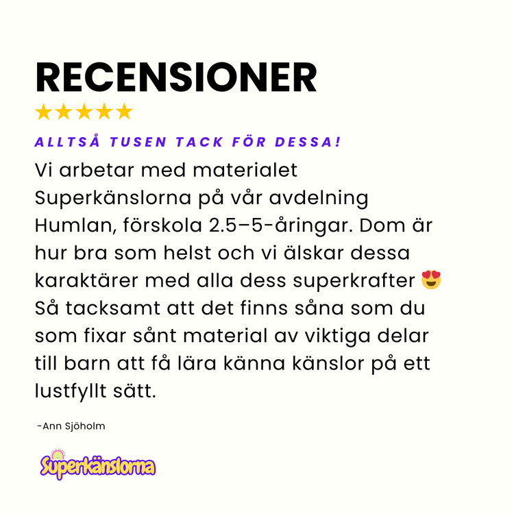 Superkänslorna Pedagoglicens – med bok