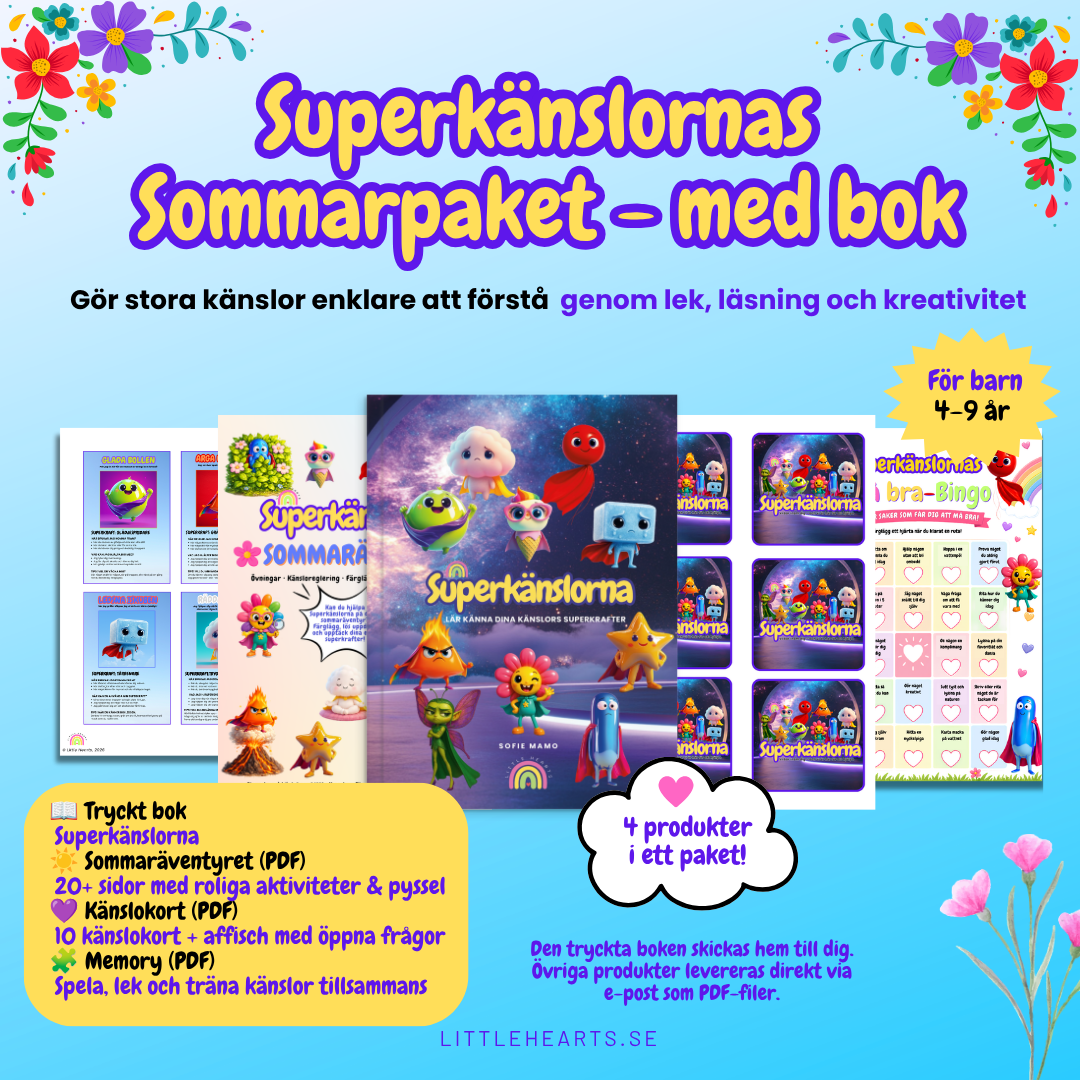 Superkänslornas Sommarpaket - med bok