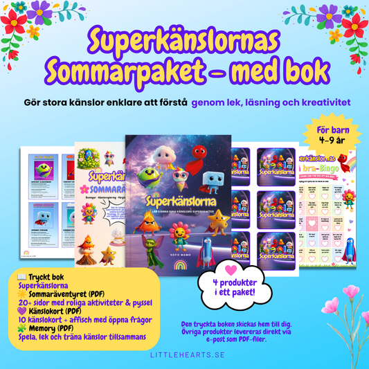 Superkänslornas Sommarpaket - med bok