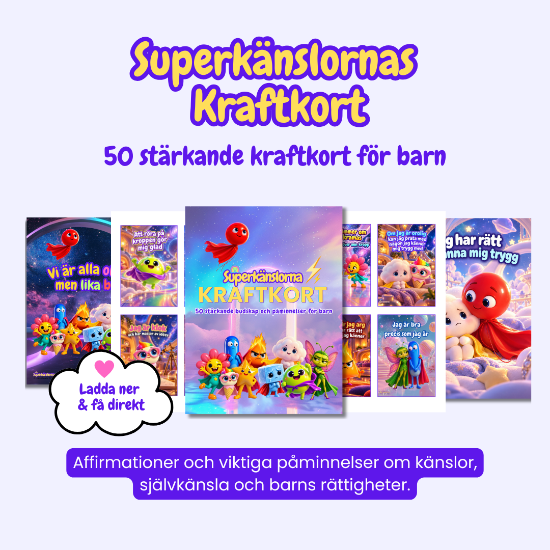 Superkänslorna Kraftkort