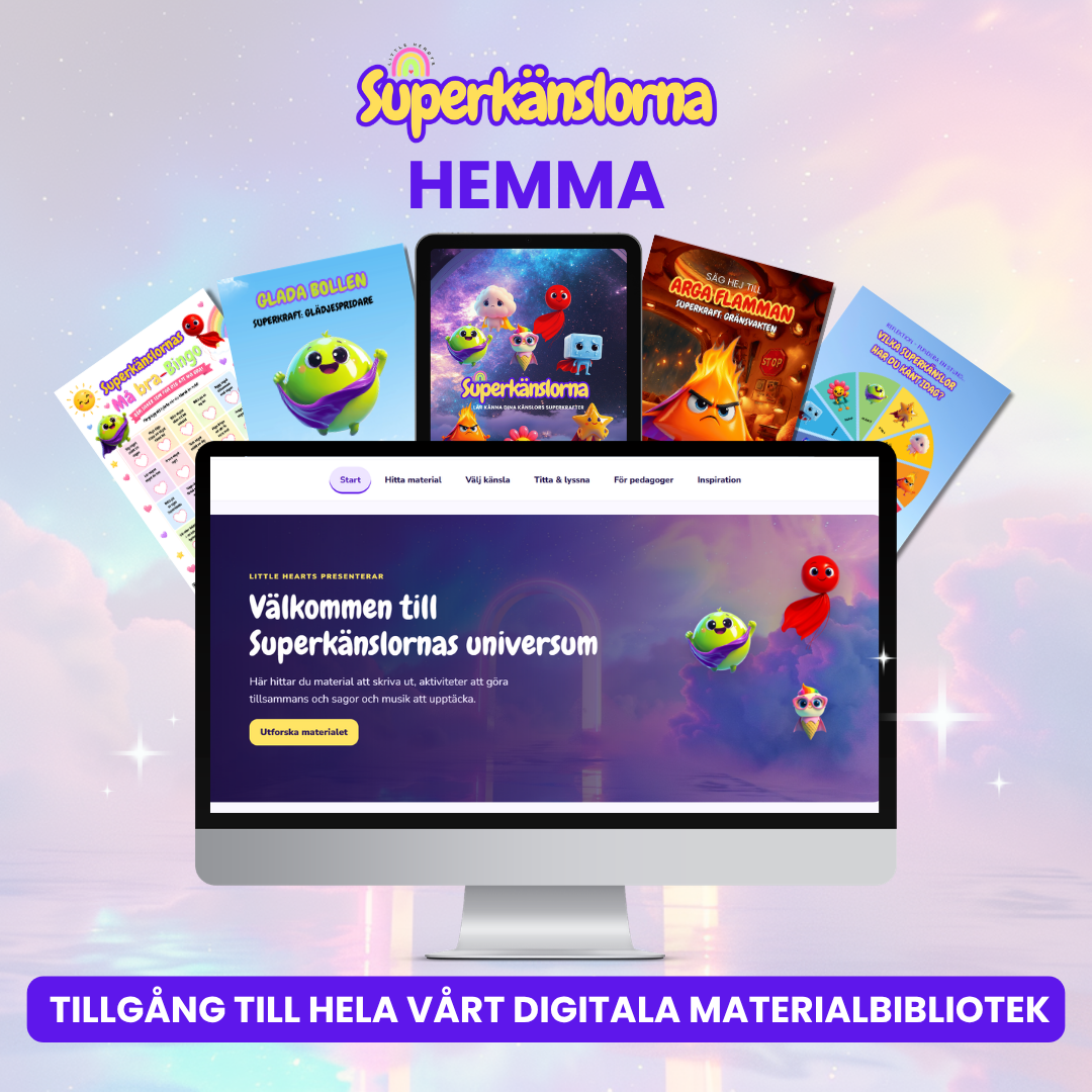 Superkänslorna Hemma – Allt material