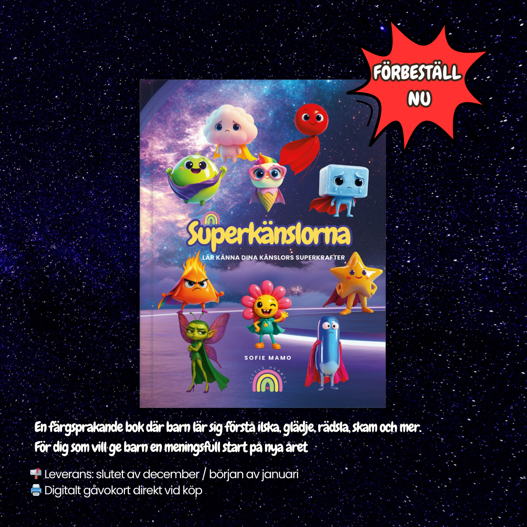 Förbeställ boken Superkänslorna – Lär känna dina känslors Superkrafter