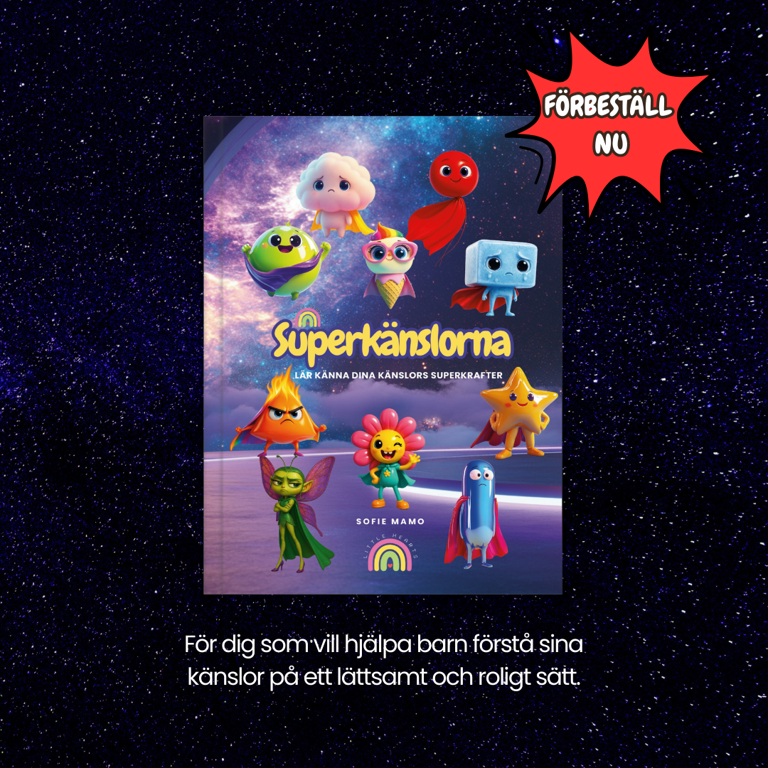 Förbeställ boken Superkänslorna – Lär känna dina känslors Superkrafter