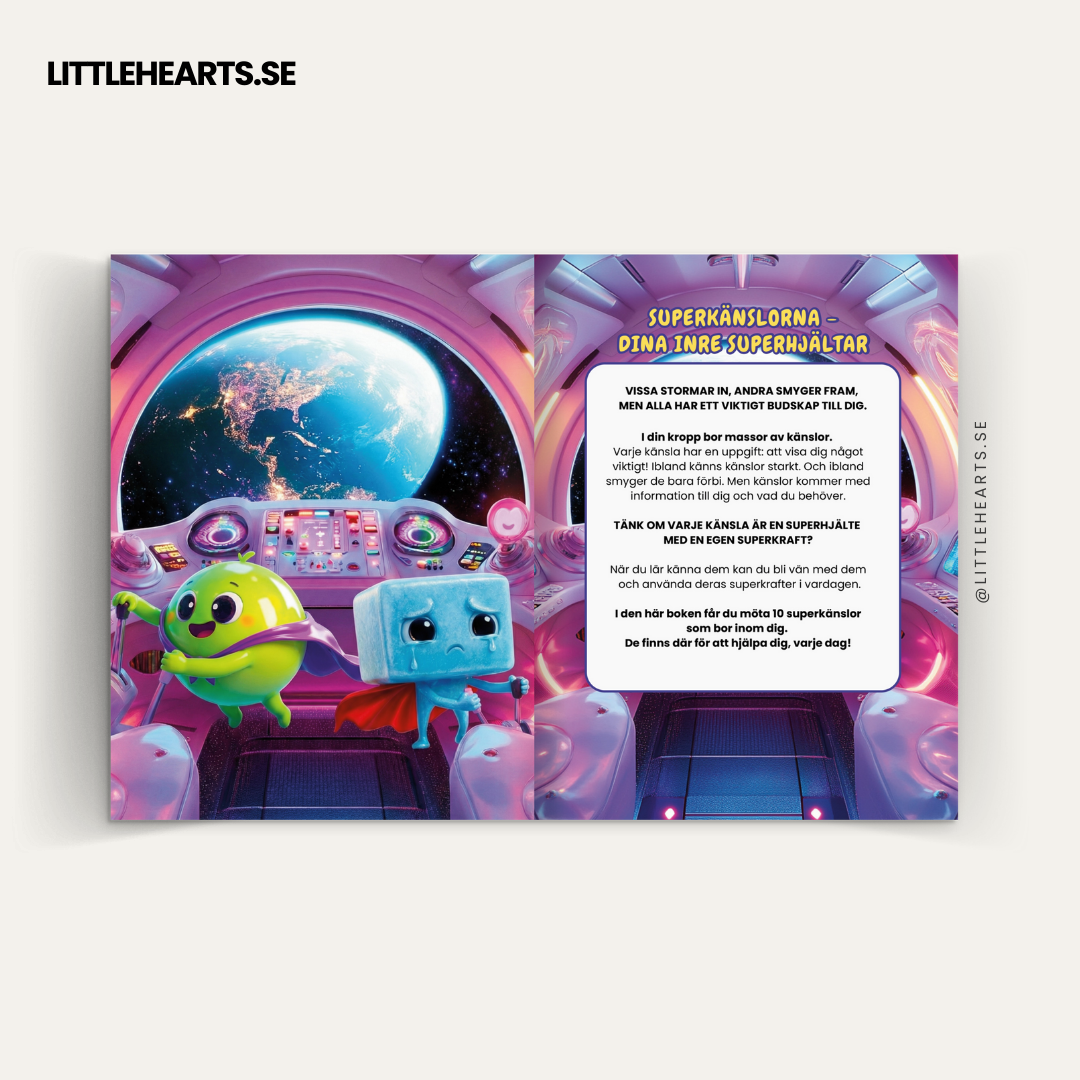 Förbeställ boken Superkänslorna – Lär känna dina känslors Superkrafter