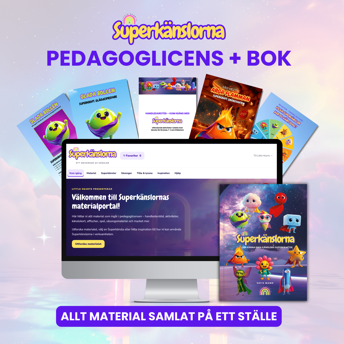 Superkänslorna Pedagoglicens – med bok