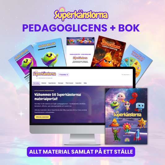 Superkänslorna Pedagoglicens – med bok
