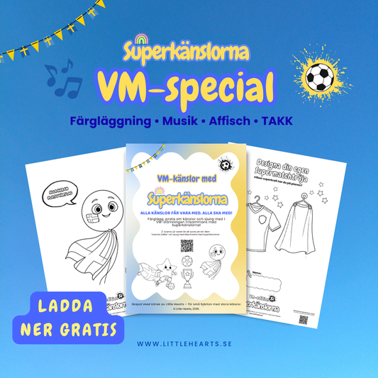 VM-känslor med Superkänslorna – Gratis VM-kit