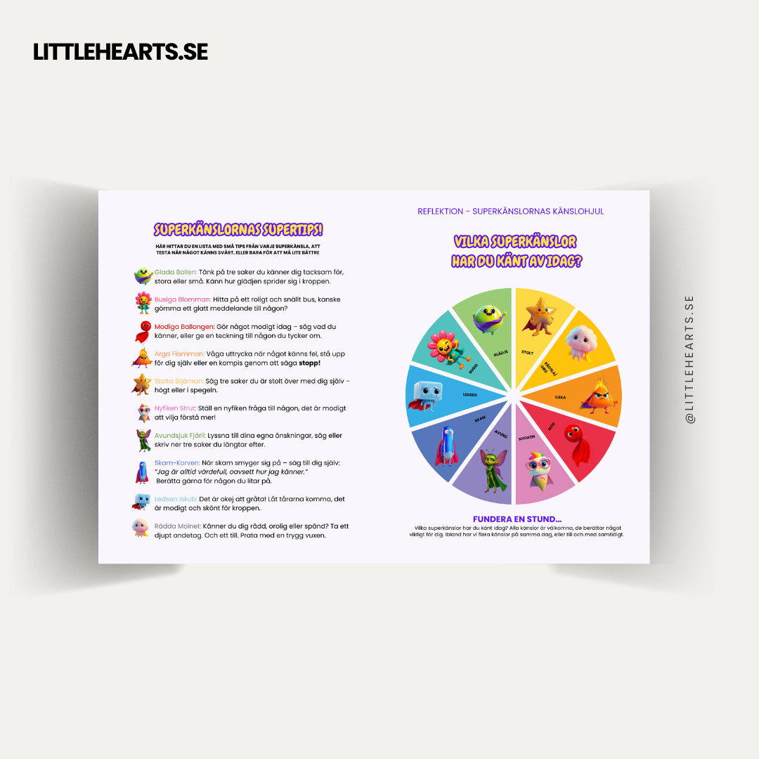 Förbeställ boken Superkänslorna – Lär känna dina känslors Superkrafter