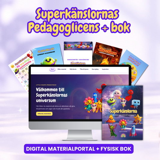 Superkänslorna Pedagoglicens – med bok