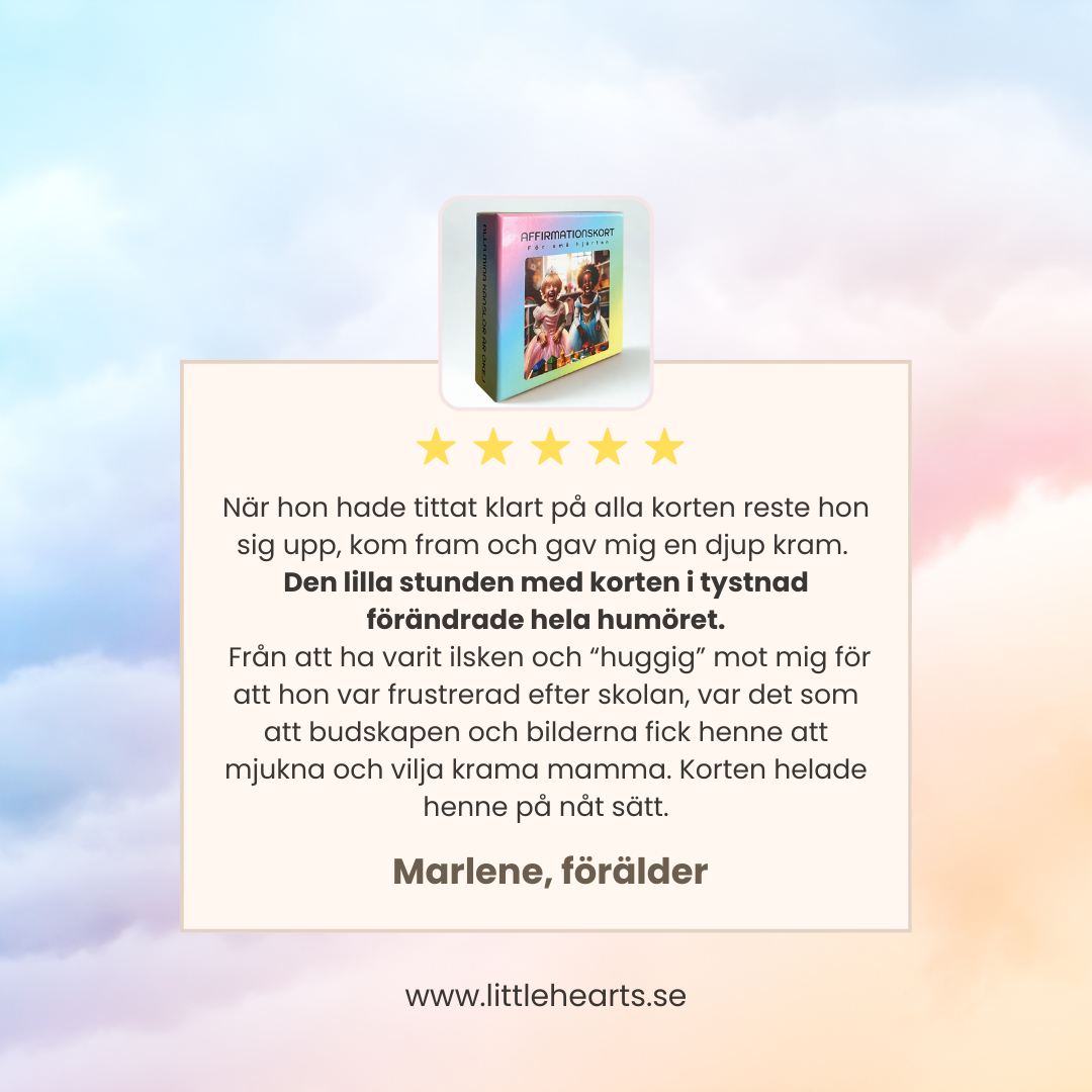 Magiska affirmationskort för barn