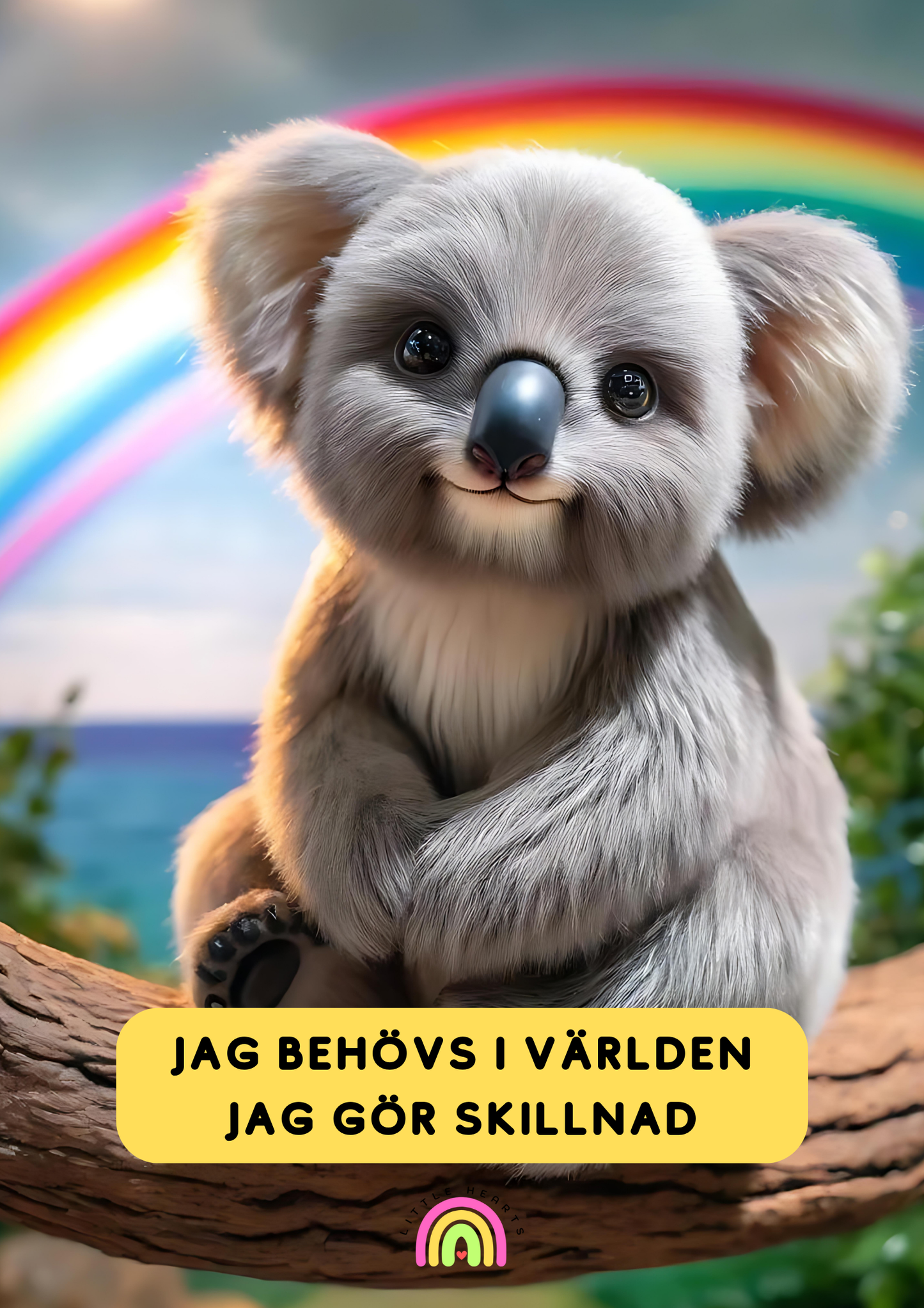 Poster Koala - Jag behövs i världen