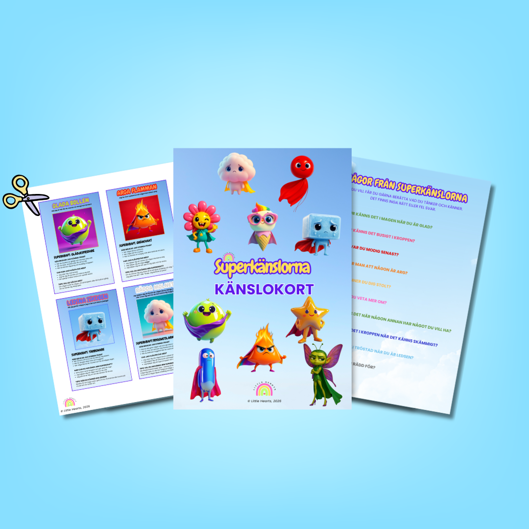 Superkänslorna Känslokort (PDF)