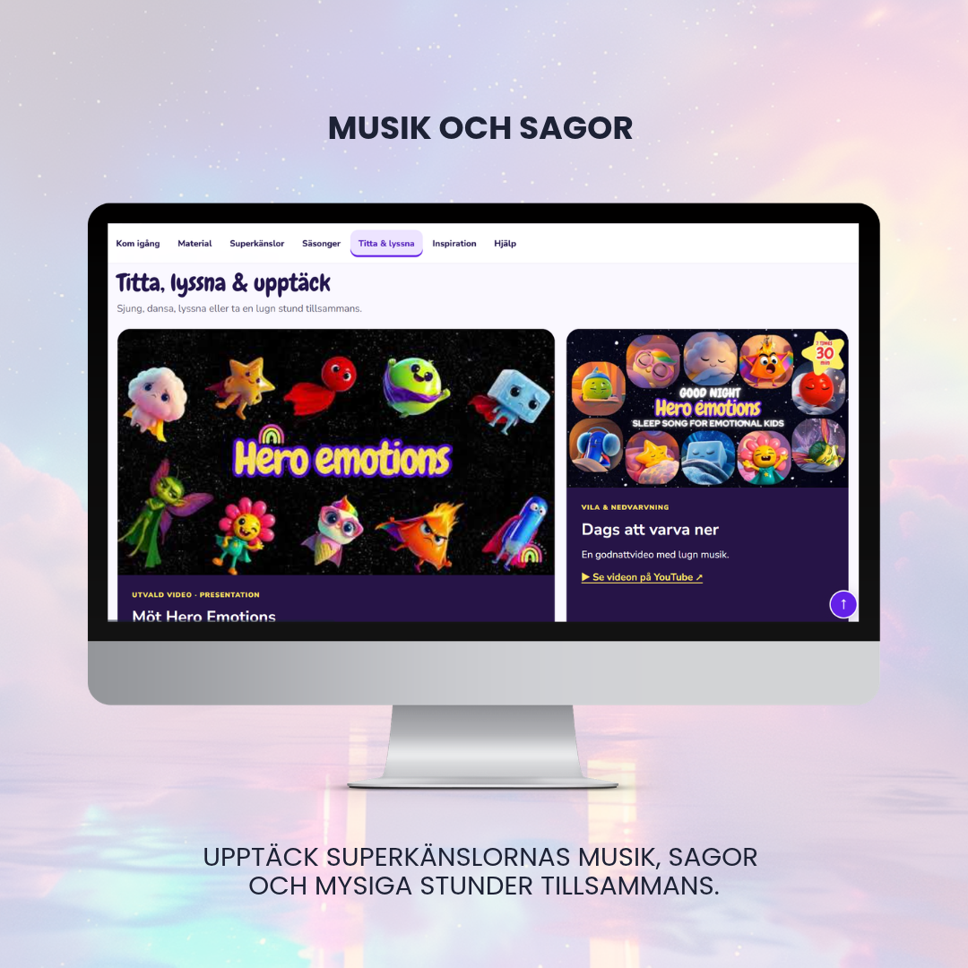 Superkänslorna Hemma – Allt material
