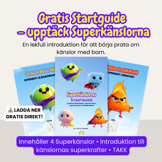 Gratis startguide – upptäck Superkänslorna