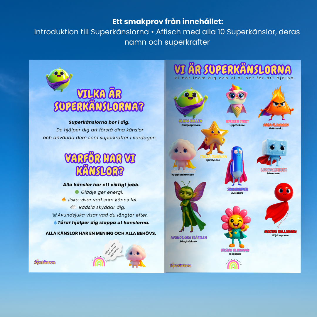 Gratis startguide – upptäck Superkänslorna