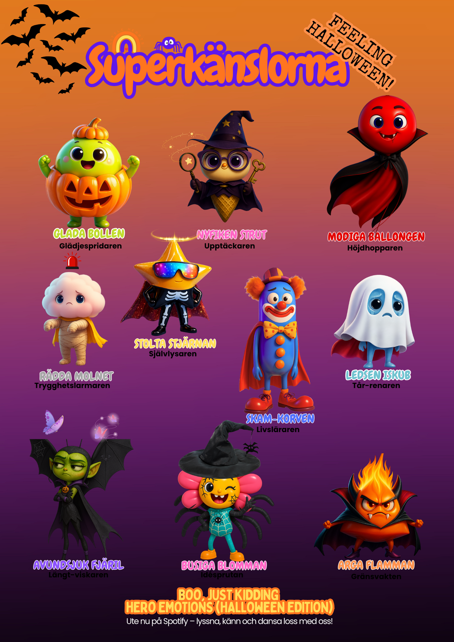 Superkänslorna – Halloween Edition Posters