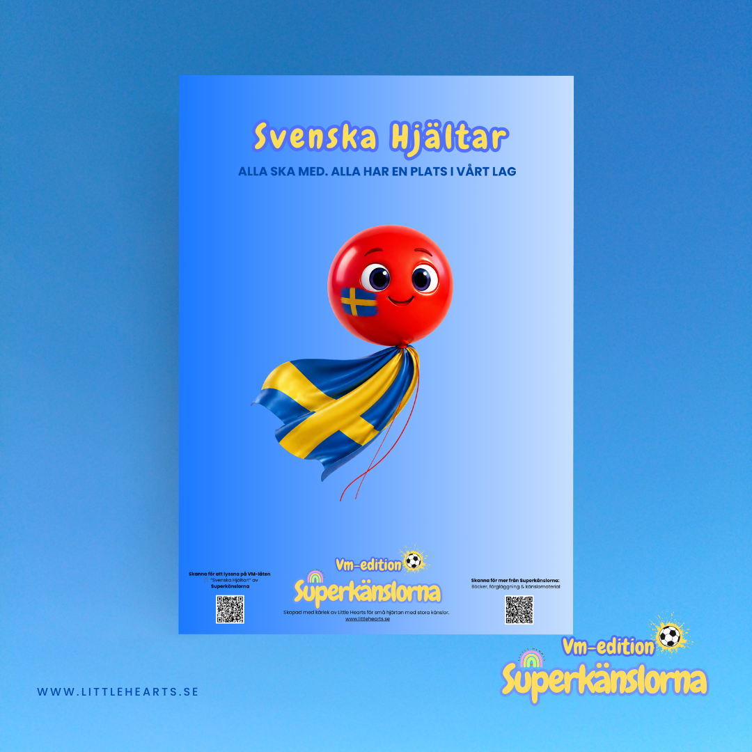 VM-känslor med Superkänslorna – Gratis VM-kit