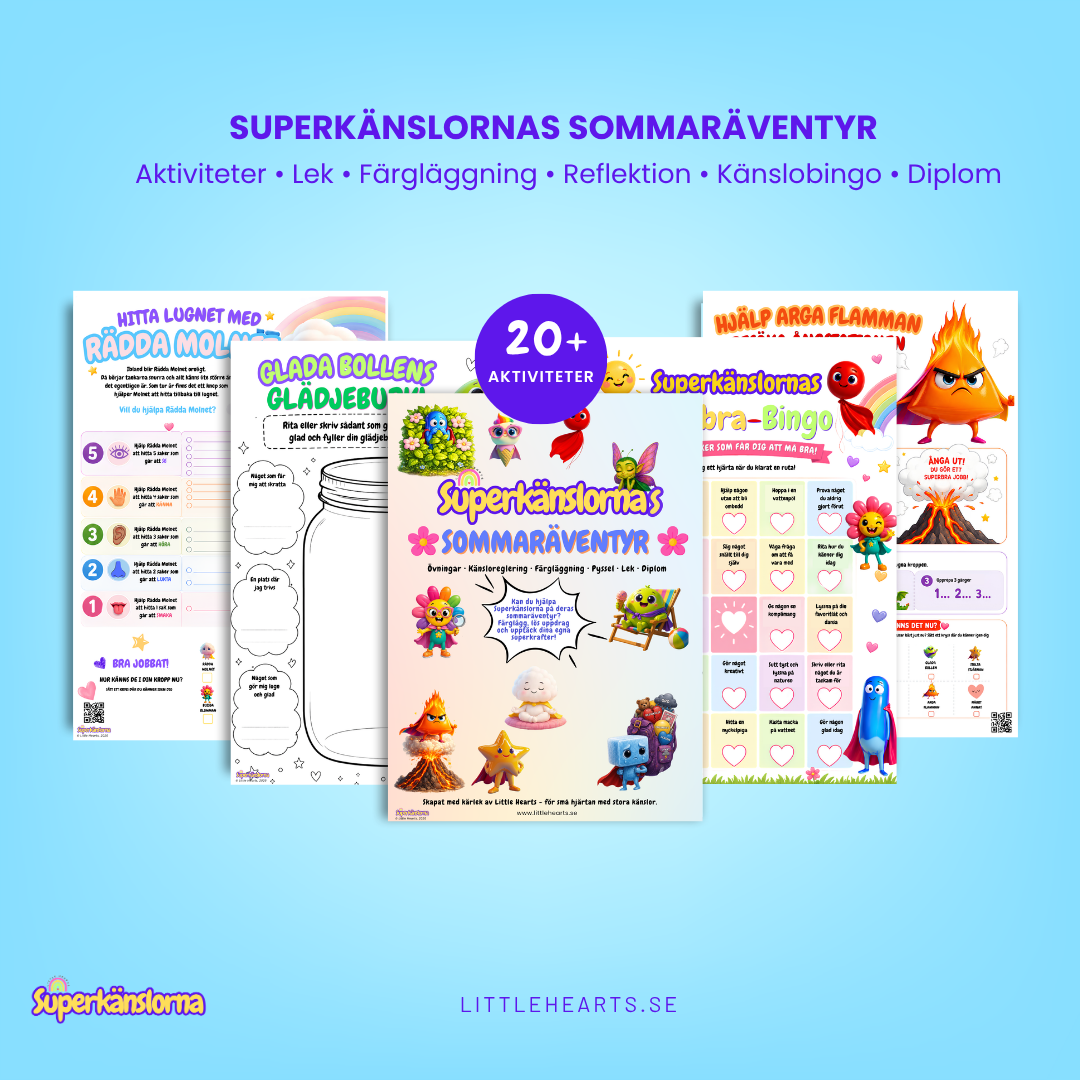 Superkänslornas Sommarpaket - med bok
