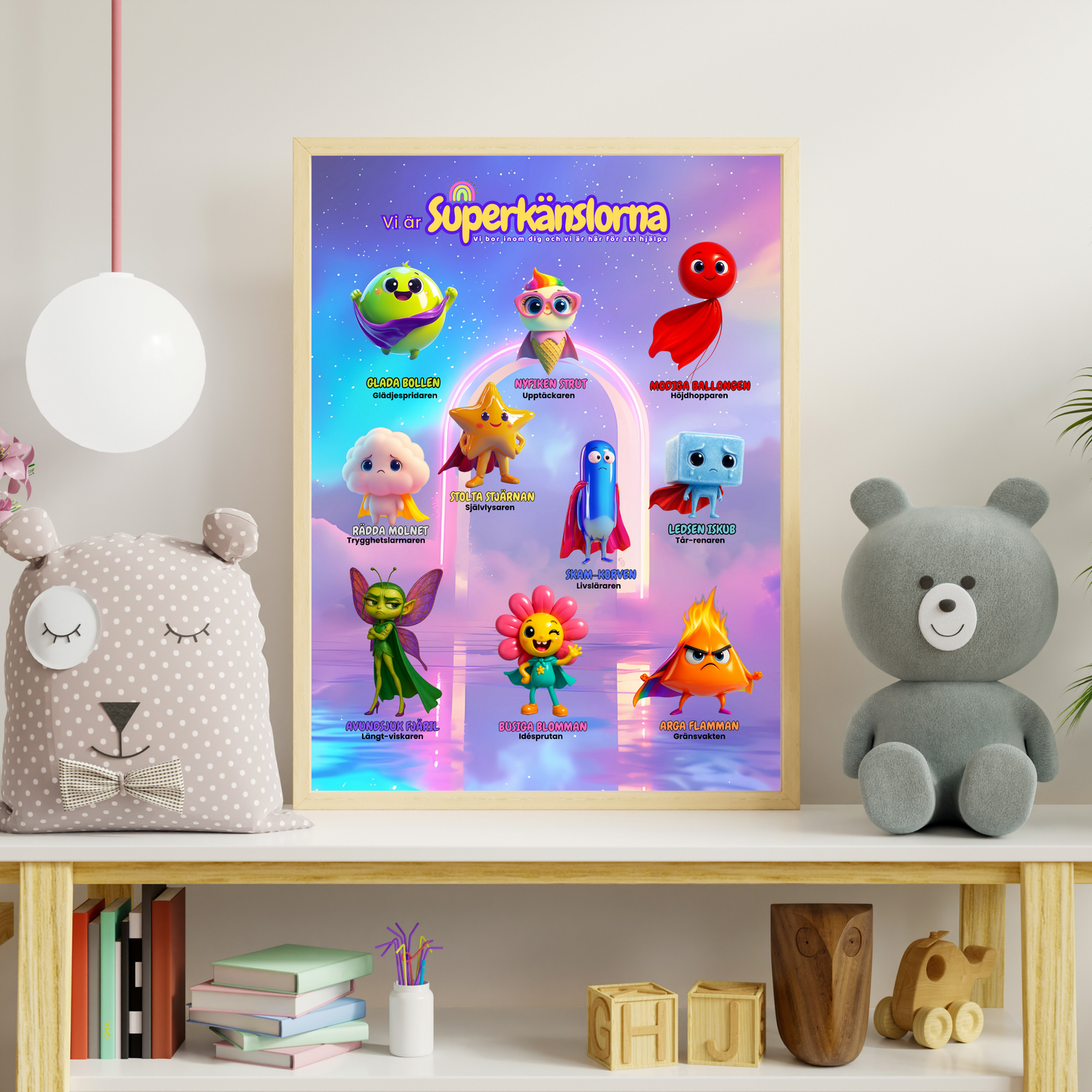 Poster Superkänslorna – Portalen till känslokraft