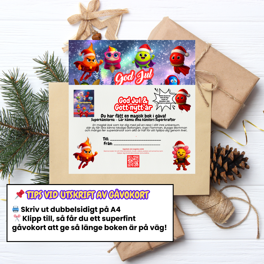 Förbeställ boken Superkänslorna – Lär känna dina känslors Superkrafter