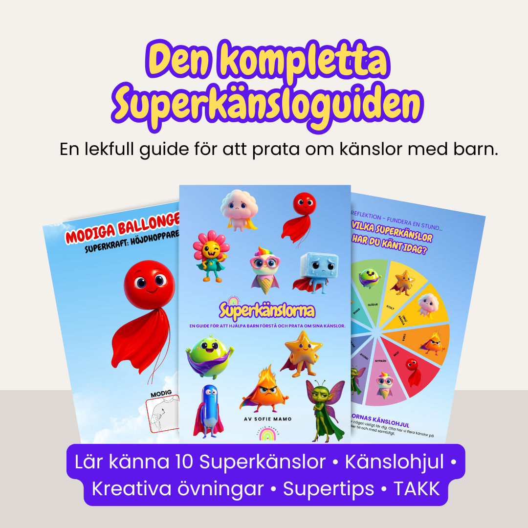 Superkänslorna – Komplett känslomaterial inkl. TAKK för barn