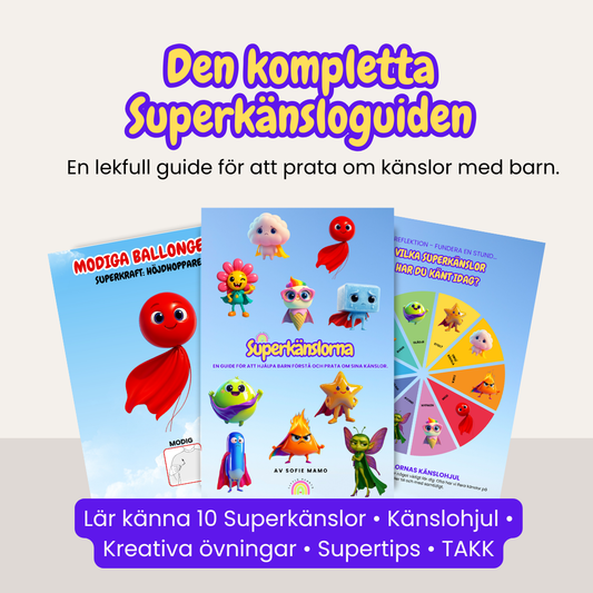 Superkänslorna – Komplett känslomaterial inkl. TAKK för barn