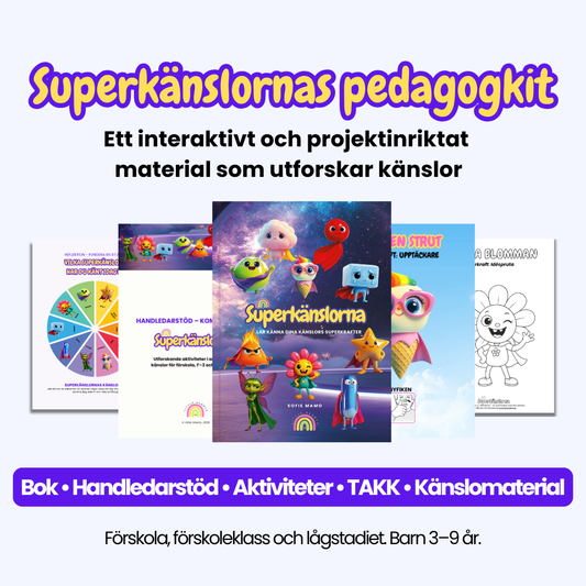 Superkänslorna Pedagogkit - Med bok