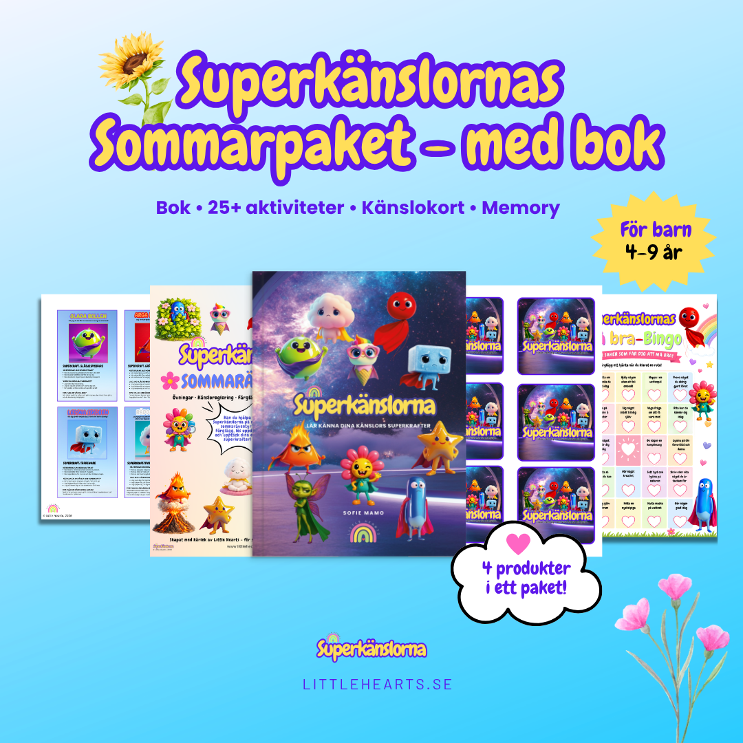 Superkänslornas Sommarpaket - med bok