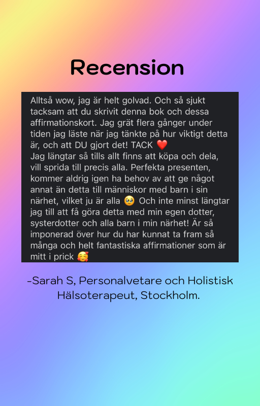 Affirmationskort för barn