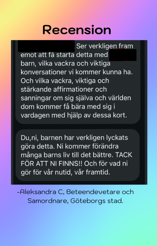 Affirmationskort för barn